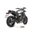 Mivv Full system 2x1 Oval carbono con tapa carbono Yamaha XSR 700 2016-22