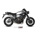 Mivv Full system 2x1 Ghibli black Yamaha XSR 700 2016-22
