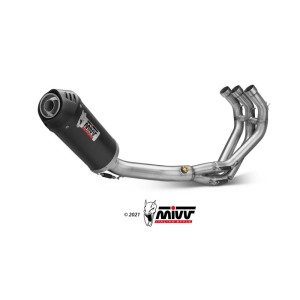 Mivv Full system 3x1 Oval carbono con tapa carbono Yamaha Tracer 900 / GT / FJ-09 2013-20