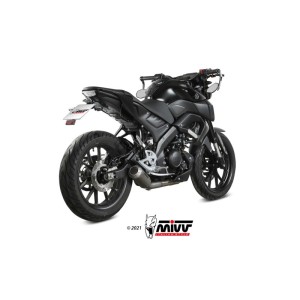 Mivv Full system 1x1 MK3 St. Steel Yamaha MT-125 2020-24/YZF R125 2019-24