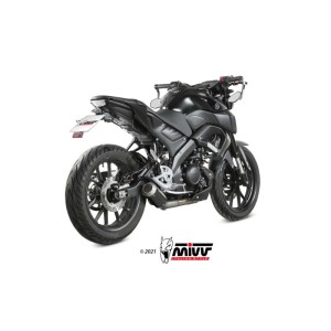 Mivv Full system 1x1 MK3 carbono Yamaha MT-125 2020-24/YZF R125 2019-24