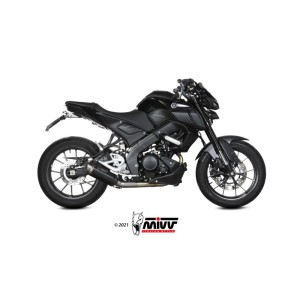 Mivv Full system 1x1 GP Pro Black Yamaha MT-125 2020-24/YZF R125 2019-24