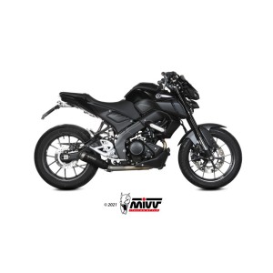 Mivv Full system 1x1 X-M1 Black Yamaha MT-125 2020-24/YZF R125 2019-24