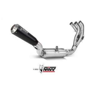 Mivv Full system 3x1 X-M1 Black Yamaha MT-09 / SP / FZ-09 2021-23