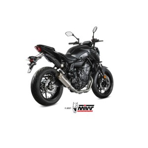 Mivv Full system 2x1 GP Pro Titan Yamaha MT-07 / FZ-07 2021-24