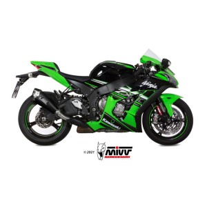 Mivv Slip-On Delta Race carbono Kawasaki ZX-10 R / RR / SE 2016-25