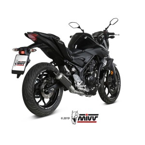 Mivv Full system 2x1 MK3 carbono Yamaha YZF R25 2015-24 / MT-03 2016-24 / R3 2015-24