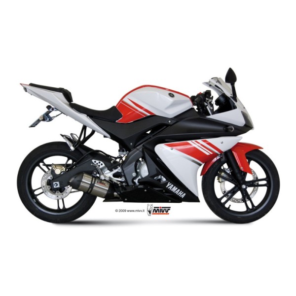 Mivv Full system 1x1 Suono St. Steel con tapa carbono Yamaha YZF R125 2008-13