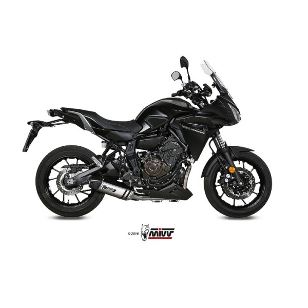 Mivv Full system 2x1 Speed edge St. Steel con tapa carbono Yamaha Tracer 700 / GT / Tracer 7 16-24
