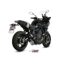 Mivv Full system 2x1 Oval Titan con tapa carbono Yamaha Tracer 700 / GT / Tracer 7 2016-24