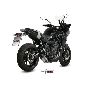 Mivv Full system 2x1 Oval Titan con tapa carbono Yamaha Tracer 700 / GT / Tracer 7 2016-24