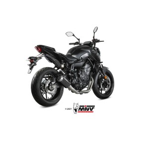 Mivv Full system 2x1 MK3 carbono Yamaha MT-07 / FZ-07 2014-24