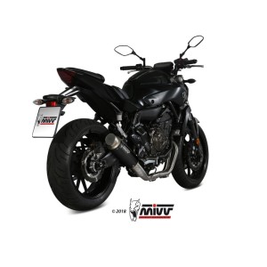 Mivv Full system 2x1 GP Pro black Yamaha MT-07 / FZ-07 2014-20