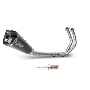 Mivv Full system 2x1 Delta Race Black Yamaha MT-07 / FZ-07 2014-24