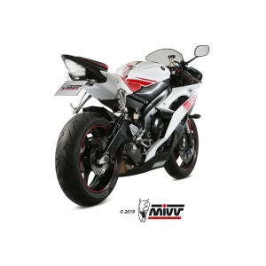 Mivv Slip-On Mk3 carbono Yamaha YZF 600 R6 2006-16