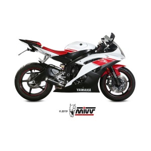 Mivv Slip-On Mk3 black Yamaha YZF 600 R6 2006-16