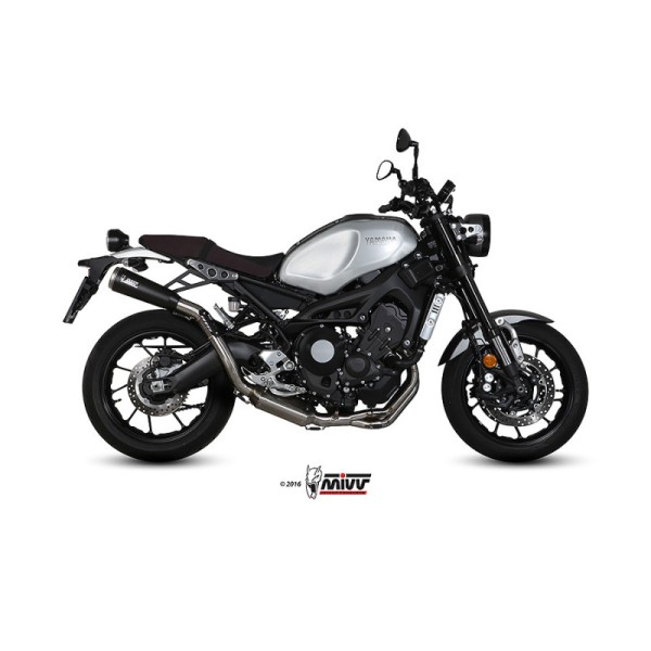 Mivv Full system 3x1 Ghibli black Yamaha XSR 900 2016-22