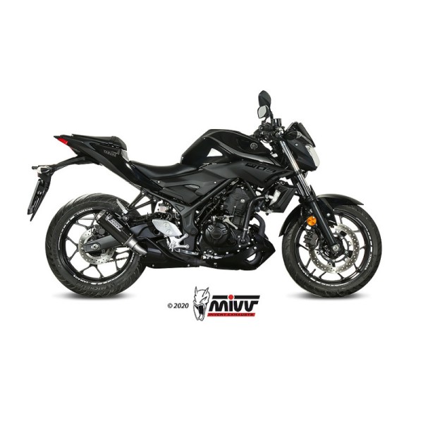 Mivv Slip-On Mk3 carbono Yamaha MT-03 2016-25