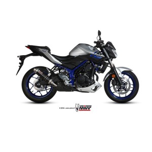 Mivv Slip-On GP Black Yamaha MT-03 2016-25