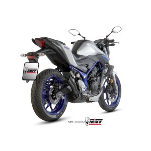 Mivv Slip-On Double Gun Black Yamaha MT-03 2016-25