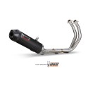 Mivv Full system 2x1 Oval carbono con tapa carbono Yamaha MT-07 / FZ-07 2014-24