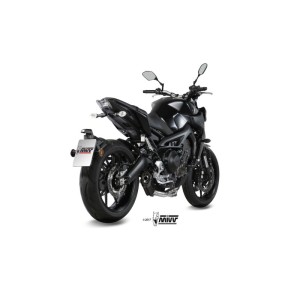 Mivv Full system 3x1 Suono black con tapa carbono Yamaha MT-09 / FZ-09 2013-20