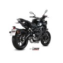 Mivv Full system 3x1 Oval titan con tapa carbono Yamaha MT-09 / FZ-09 2013-20