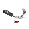 Mivv Full system 3x1 Oval carbono con tapa carbono Yamaha MT-09 / FZ-09 2013-20