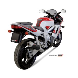 Mivv Slip-On GP black Yamaha YZF 600 R6 1999-02