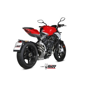 Mivv Slip-On Speed edge St. Steel MV Agusta Brutale 800 RR 2017-25