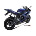 Mivv Slip-On Suono black con tapa carbono Yamaha YZF 600 R6 2006-16