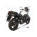 Mivv 2 Slip-On Suono St. Steel con tapa carbono Yamaha FZ6 / FZ6 Fazer 2004-11