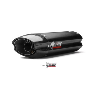 Mivv Slip-On Suono black con tapa carbono Honda CBR 600 RR 2007-12 / CBR 600 RR 2013-16