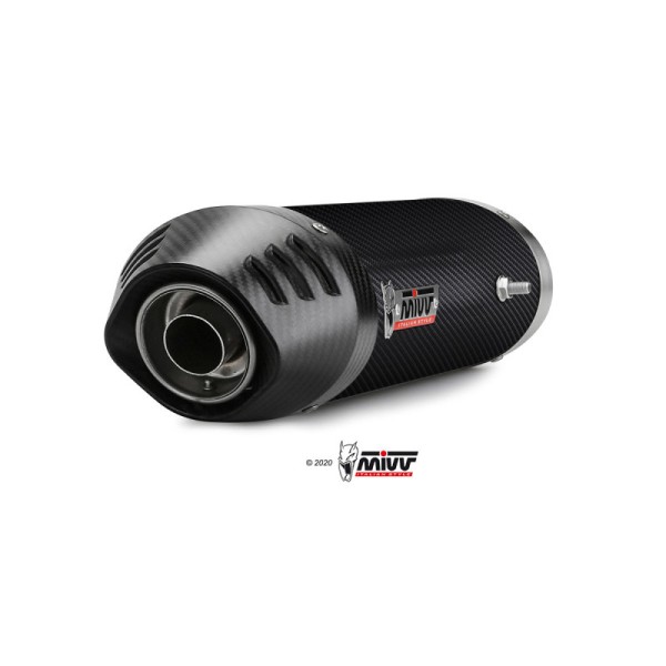 Mivv Slip-On Oval carbono con tapa carbono Honda CBR 1000 RR 2006-07