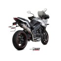 Mivv Slip-On Oval titan con tapa carbono Triumph Tiger 1050 Sport 2017-20