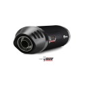 Mivv 2 Slip-On Oval carbono con tapa carbono Yamaha YZF 1000 R1 2007-08