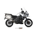 Mivv Slip-On Speed edge St. Steel con tapa carbono Triumph Tiger 1200 XR/XRx/XRT/XCx/XCA 2016-20