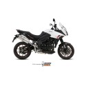 Mivv Slip-On Oval titan con tapa carbono Triumph Tiger 1050 Sport 2013-16