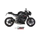 Mivv Slip-On Mk3 carbono Triumph Speed Triple R / S / RS 2018-20