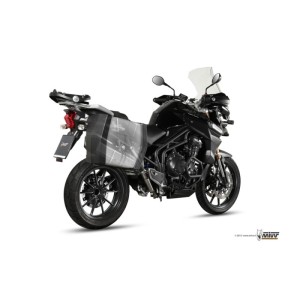Mivv Slip-On Speed edge St. Steel con tapa carbono Triumph Tiger Explorer 1200 2012-15