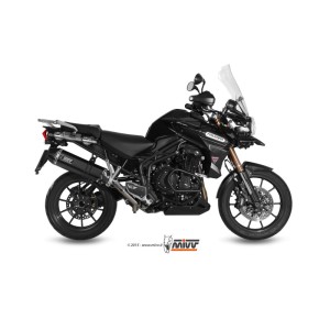 Mivv Slip-On Speed edge black Triumph Tiger Explorer 1200 2012-15