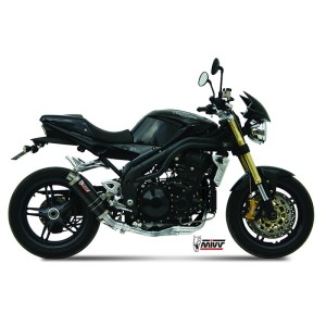Mivv Slip-On GP carbon Triumph Speed Triple 2005-06