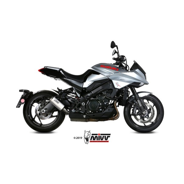 Mivv Slip-On Mk3 St. Steel Suzuki GSX-S 1000 Katana 2019-25