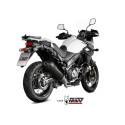 Mivv Full system 2x1 Oval carbono con tapa carbono Suzuki DL V-Strom 650 / XT 2017-24