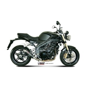 Mivv Slip-On GP carbon Triumph Speed Triple 2007-10