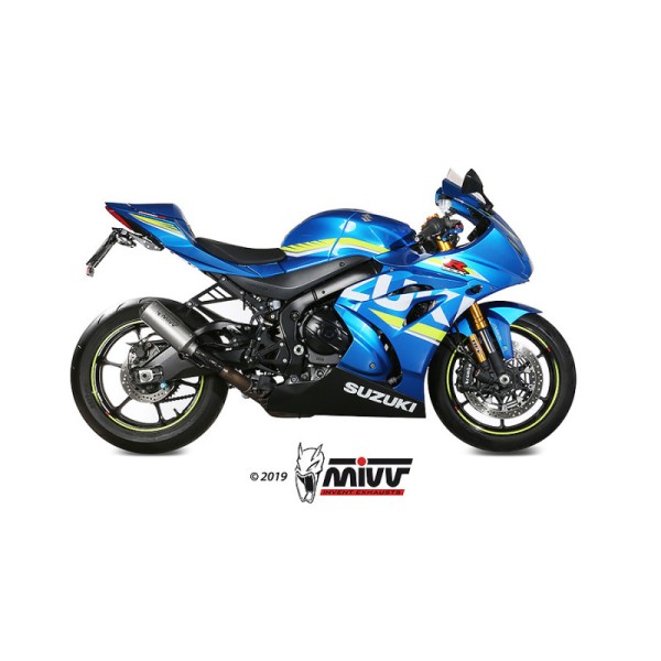 Mivv Slip-On Mk3 St. Steel Suzuki GSX-R 1000 2017-20