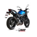 Mivv Slip-On Oval carbono con tapa carbono Suzuki SV 650 / X 2016-25