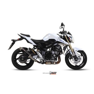 Mivv Slip-On GP black Suzuki GSR 750 2011-16