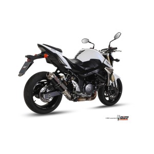 Mivv Slip-On GP black Suzuki GSR 750 2011-16