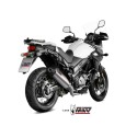 Mivv Full system 2x1 Oval Titan con tapa carbono Suzuki DL V-Strom 650 / XT 2017-24